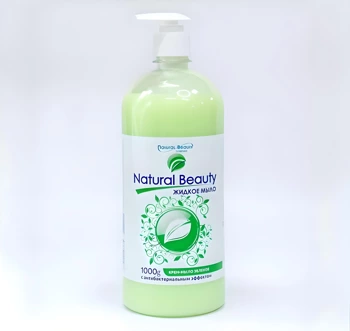 Крем-мыло жидкое NB 1 кг "Зеленое" с дозатором